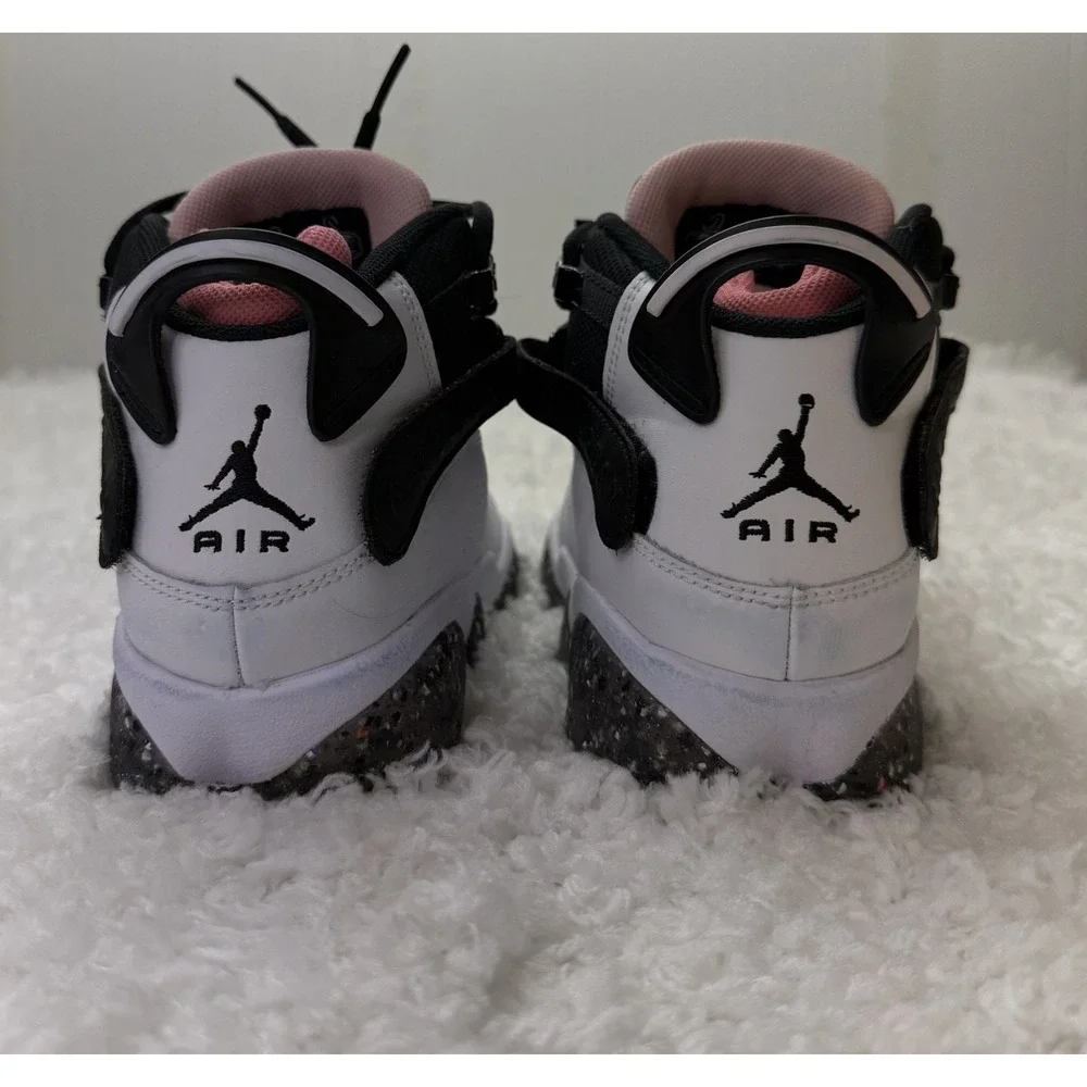 Nike GS Air Jordan 6 Rings White Black Grey DV3178-100 Youth 5